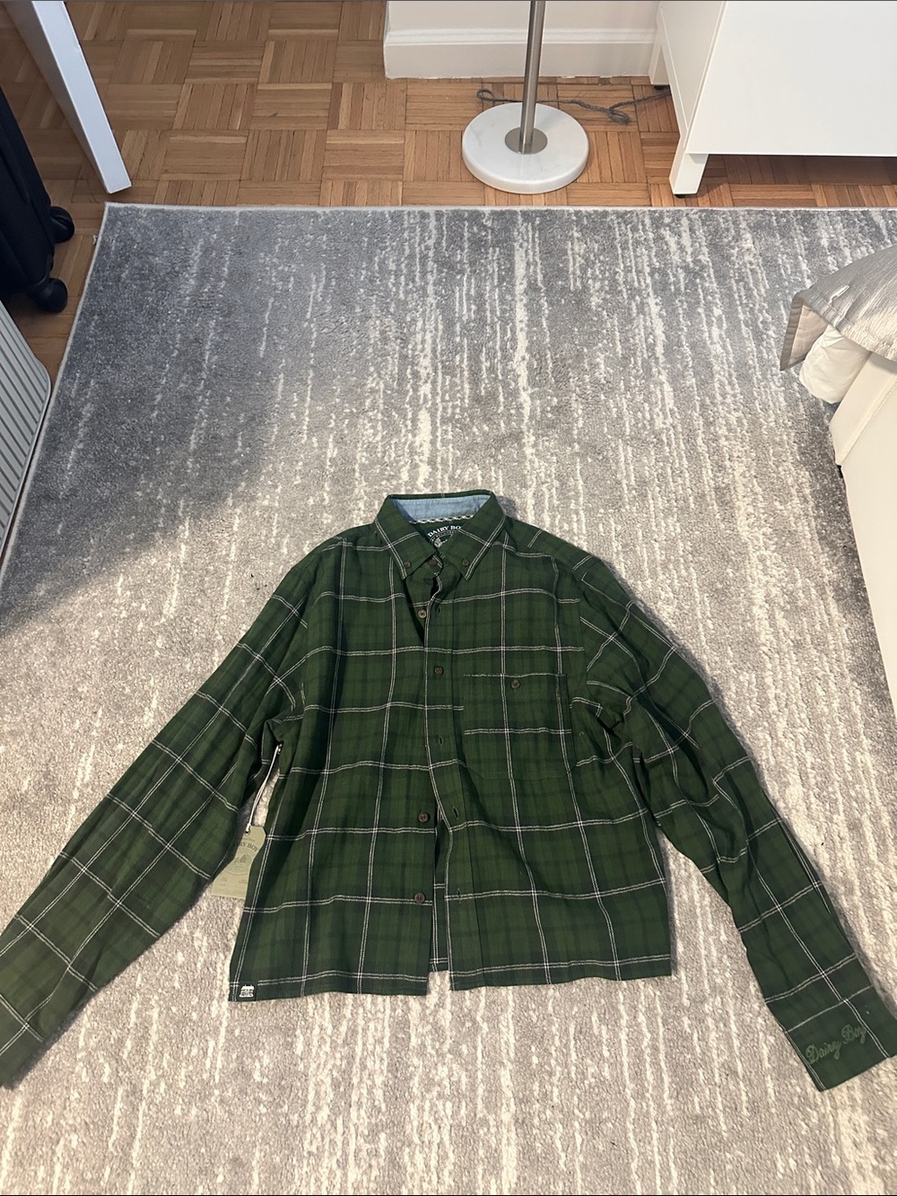 Dairy Boy Hannover Flannel - Evergreen Plaid